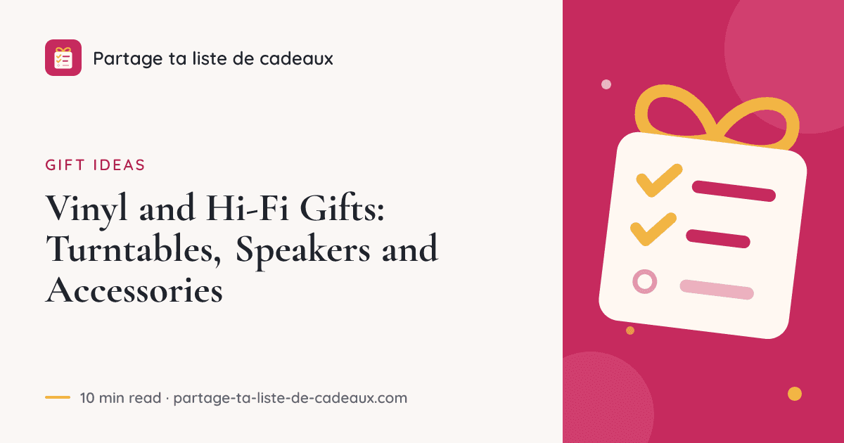 Vinyl and Hi-Fi Gifts: Turntables, Speakers and Accessories